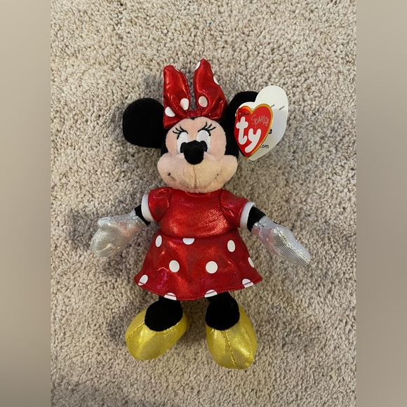 Minnie Mouse Beanie Baby - Picture 1 of 4